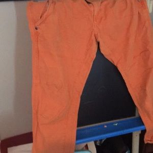 Orange pants- great shape. 38-32 slim fit.